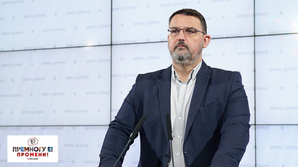 СТОИЛКОВСКИ: ВМРО-ДПМНЕ нуди проекти за иднината, СДСМ црна кампања и лаги