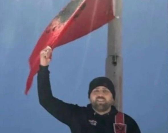 ПОПОВА ШАПКА: Приведен е Ј.А. од Мала Речица кој македонското знаме го замени со албанско во манастирот Св. Наум Чудотворец