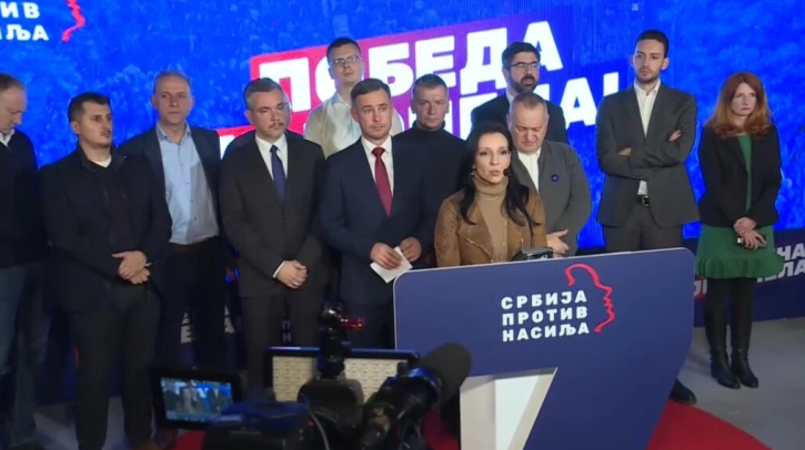 СОЈУЗ ЗА СРБИЈА: Не ги прифаќаме изборните резултати ниту за Белград, ниту на државно ниво, онака како што ги соопшти Вучиќ