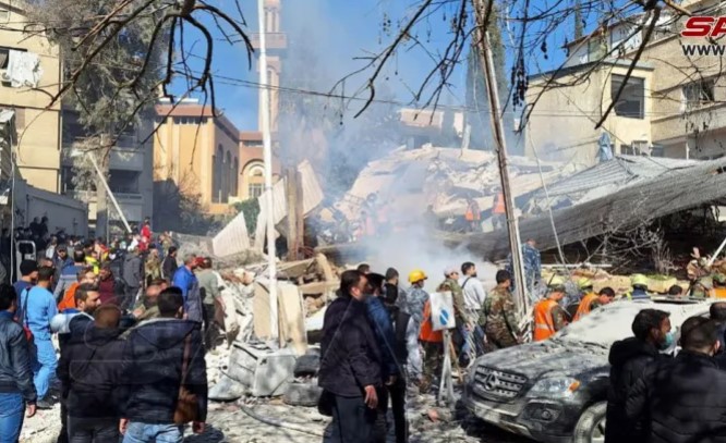ВОЗДУШЕН НАПАД ВРЗ ДАМАСК: Израел ракетираше кварт полн со ресторани и амбасади, убиени се членови на иранската гарда