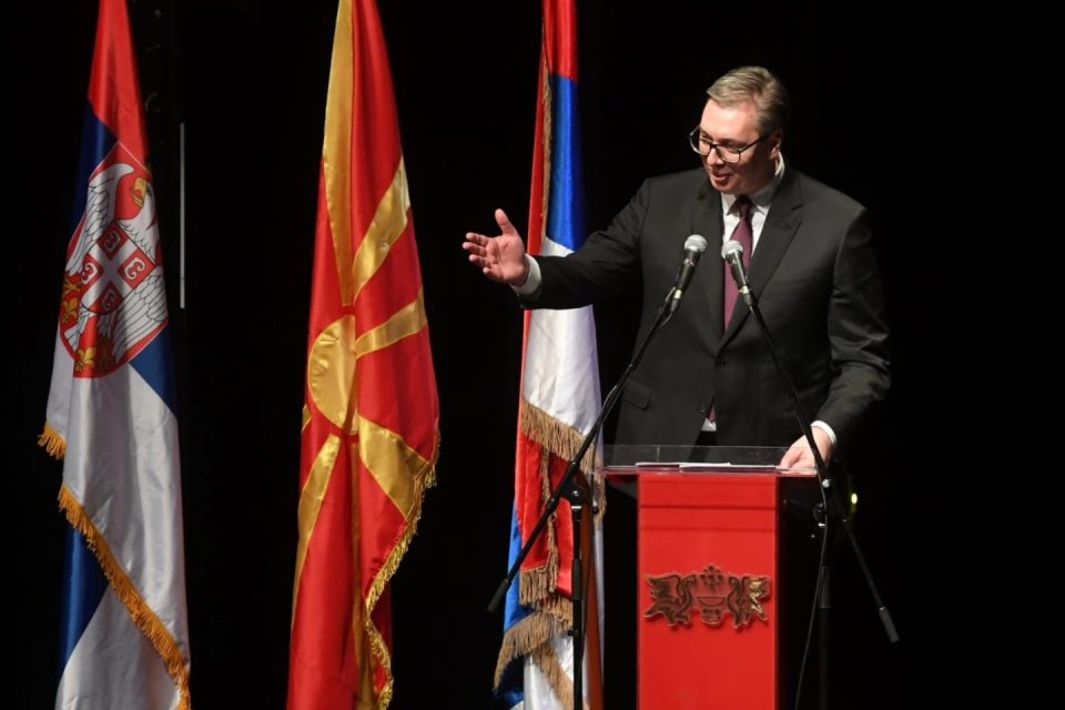 ВУЧИЌ: Јас сум претседател на Србија, но не се плашам да кажам дека Македонците ни се најблискиот народ, немаме поблиски луѓе