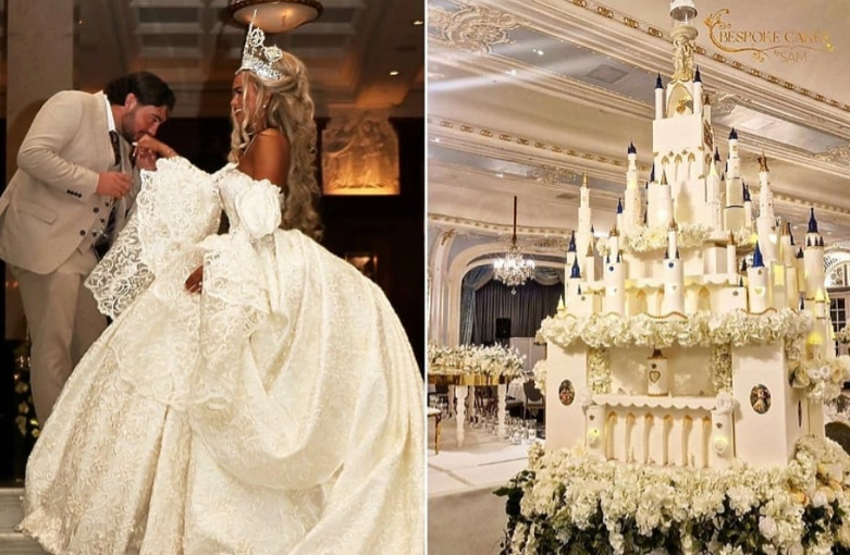 Невеста од Англија само за торта платила 13 илјади фунти, а за да се направи, биле потребни речиси три месеци