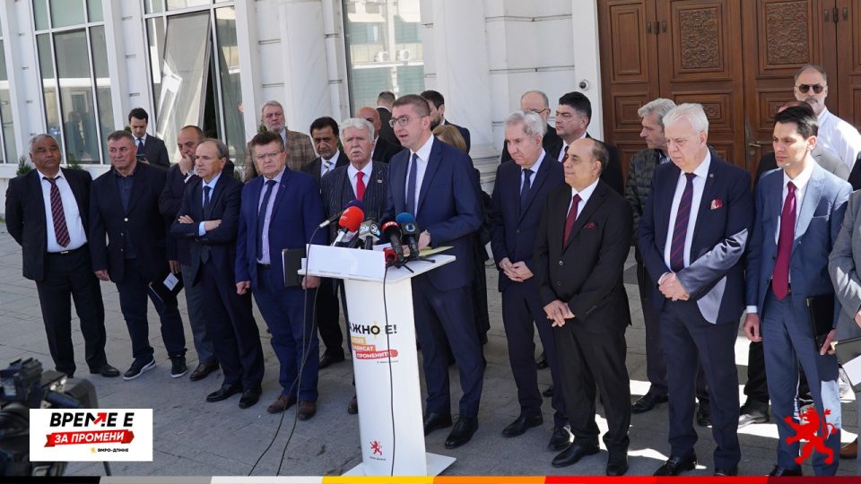 МИЦКОСКИ: Заедно во најголемата коалиција „Твоја Македонија“ и бранот на промени за стабилна и силна Македонија