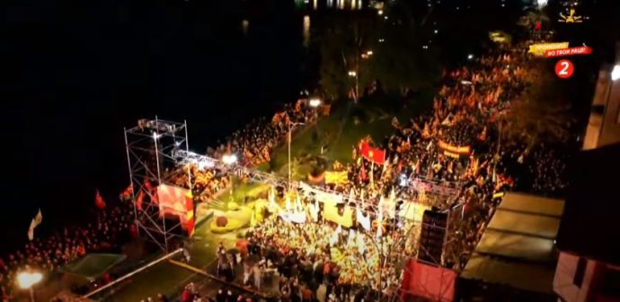 Мицкоски во Охрид обзнани мораториум на сите напади кон Левица и ЗНАМ