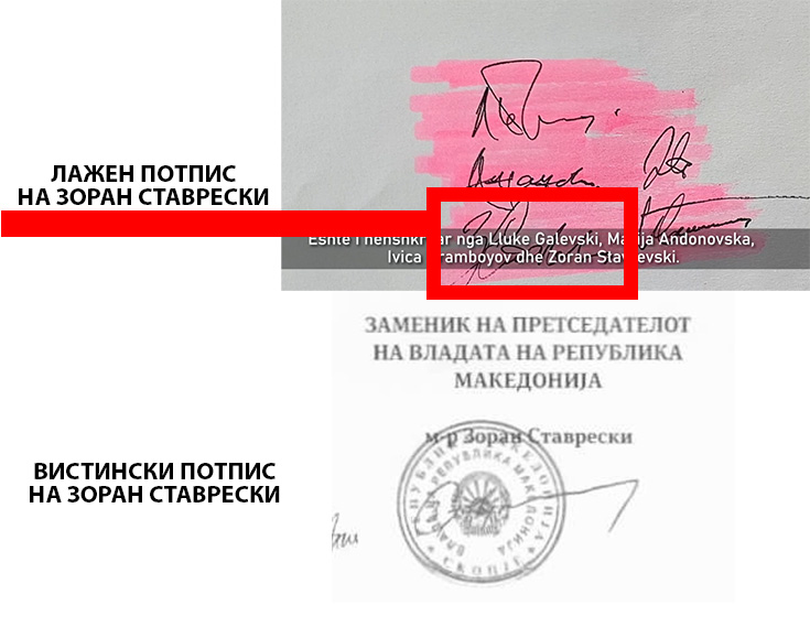 ЛАЖЕН ПОТПИС НА ОРИГИНАЛНА ЛАГА: Пред поразот СДСМ пука со лажни вести и фалсификуван потпис од Зоран Ставрески