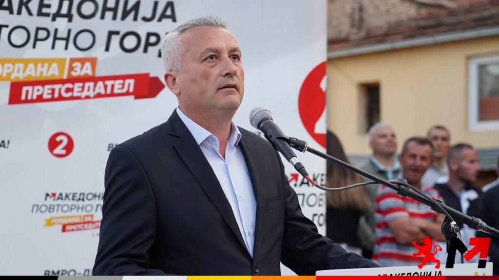 САЈКОСКИ: Не водиме кампања против никого, туку кампања за доброто на Македонија