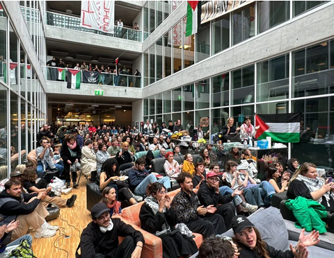 ПРОТИВ ВОЈНАТА ВО ГАЗА: Пропалестински студентски протести се шират и во Швајцарија