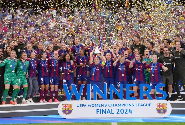 ШАМПИОНКИ: Фудбалерките на Барселона го победија Олимпик Лион со 2:0 и втора година по ред ја освојуваат Лигата на шампиони