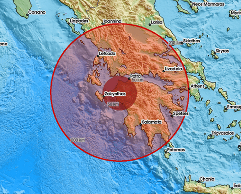 НОВ СИЛЕН ЗЕМЈОТРЕС ВО ГРЦИЈА: Со јачина од 4,7 според Рихтер се тресеше тлото во близина на Патра