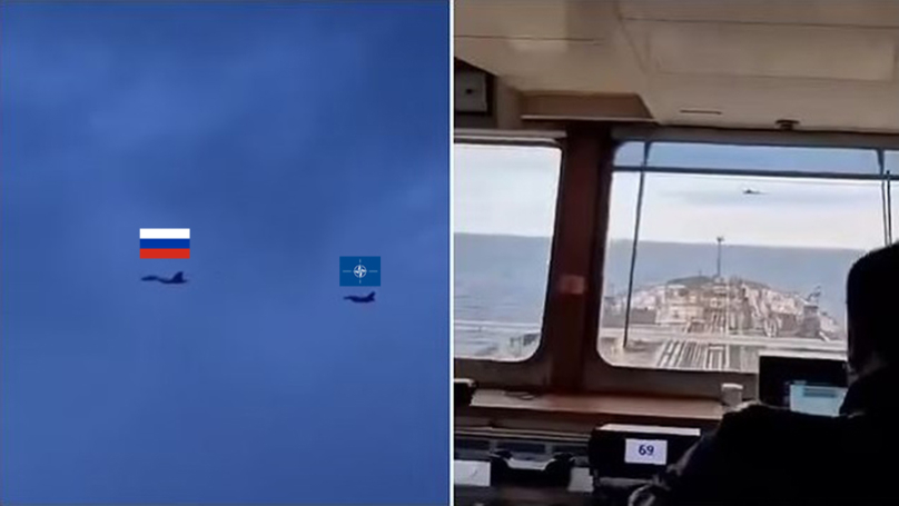 Блиска средба на руски и НАТО авиони над Балтикот поради танкер (ВИДЕО)
