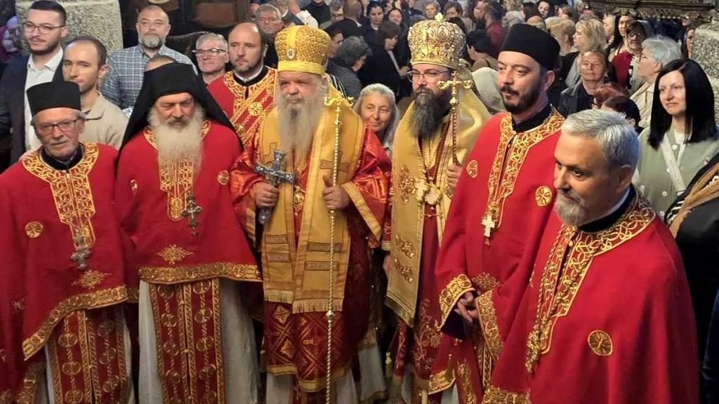 Света архиерејска Литургија во храмот „Св. великомаченик Ѓорѓи“ во Охрид