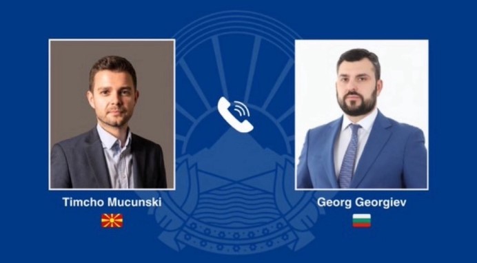 ТЕЛЕФОНСКИ РАЗГОВОР МЕЃУ МУЦУНСКИ И ГЕОРГИЕВ: Македонскиот министер му ги повторил на бугарскиот колега нашите принципиелни позиции за влез во ЕУ