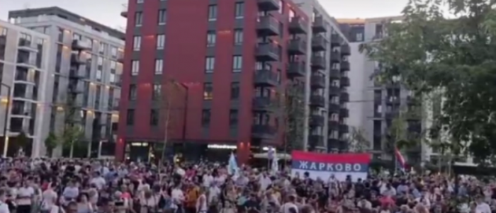 Протест пред Палатата на правдата во Белград, протести и низ населби во градот поради апсење студенти