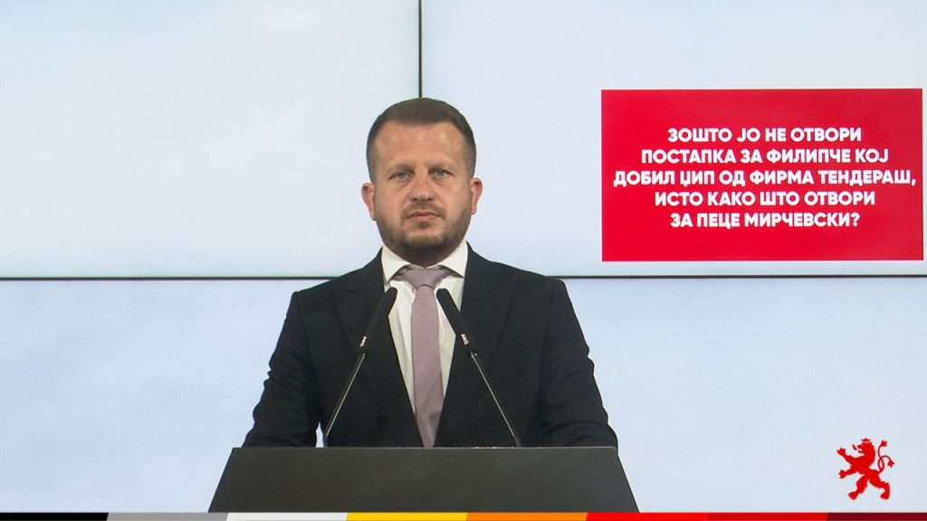 МИЦЕВСКИ: Зошто ЈО не отвори постапка за Филипче кој добил џип од фирма тендераш, исто како што отвори за Пеце Мирчевски?