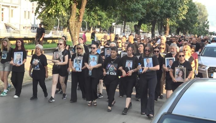 Во молк помина протестниот „Марш за ангелите“ во Кочани