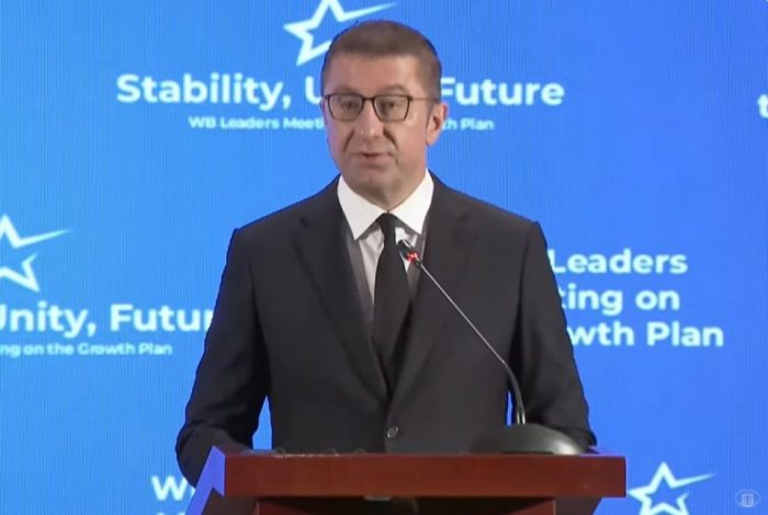 МИЦКОСКИ СО КОС: Македонија со срце и разум чекори по патот кон ЕУ, ги прифаќа европските вредности, но се противиме на уцените