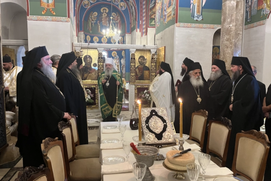Наречение на архимандритот Георгиј на Плаошник, утре негово хиротонисување за митрополит на Дебарско-кичевската епархија