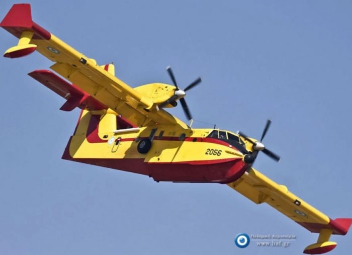 Грција по втор пат испрати два канадери за гаснење на пожарот кај Дојран