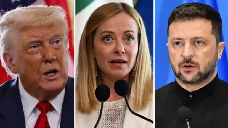 Мелони телефонски разговараше со Трамп и Зеленски за војната во Украина
