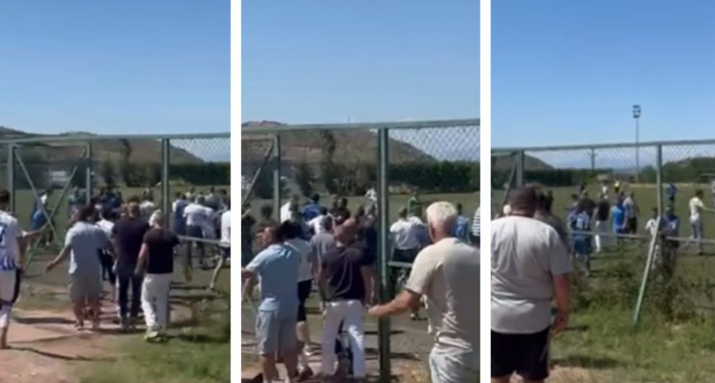 Две деца завршиле во болница, родители на млади фудбалери на Шкупи влегле на терен