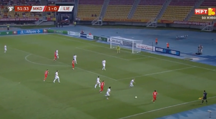 Македонија води со 3:0 против Лихтенштајн