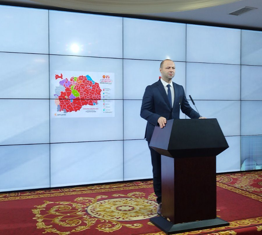 МИСАЈЛОВСКИ: Владината коалиција од 81 освои 66 општини, апсолутен победник е ВМРО-ДПМНЕ со освоени 54 општини и Град Скопје