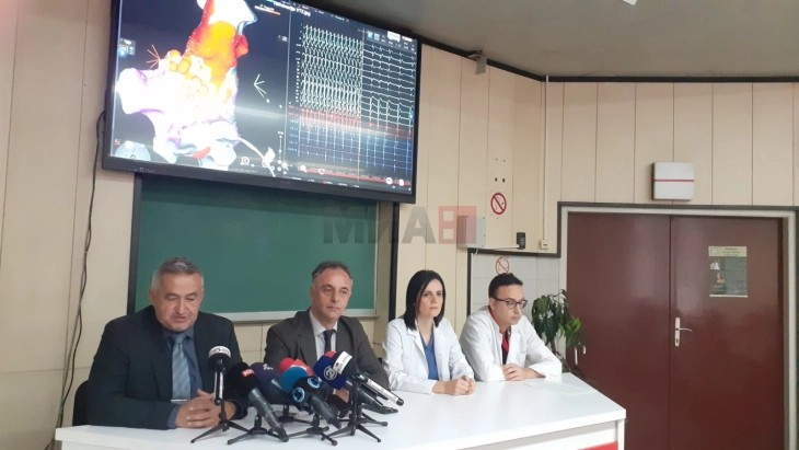 НОВИНА НА КЛИНИКАТА ЗА КАРДИОЛОГИЈА: Пациентите со сложени срцеви аритмии повеќе нема да бидат упатувани во странство