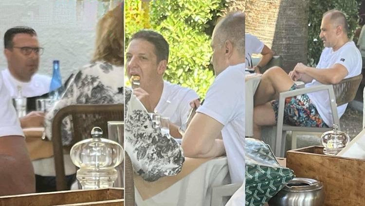 ТРОЈЦАТА ЈАВАЧИ НА ЈАХТАТА: И Трајановски, новиот потпретседател на СДС, на закуска со Заев и Филипче на море, откри Манасиевски