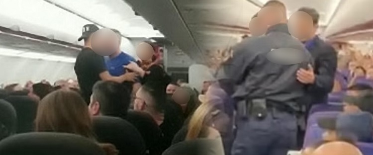 АВИОН СО ПИЈАНИ НАВИВАЧИ ОД СЛОВАЧКА: Еден приведен, а на 10 други лица од авионот не им е дозволен влез во Македонија