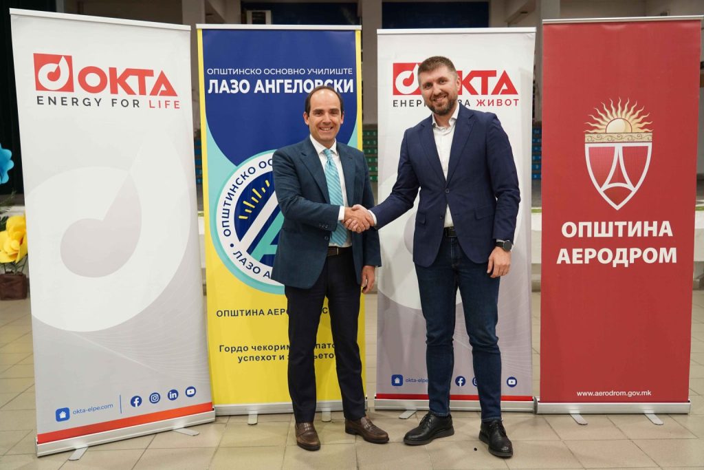 ОКТА трета година донира соларни централи – повеќе енергија, помалку трошоци, почиста околина