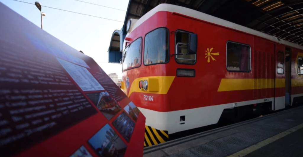 Коруновски објави видео од тест возењето на обновениот и модернизиран воз “Шпанец”