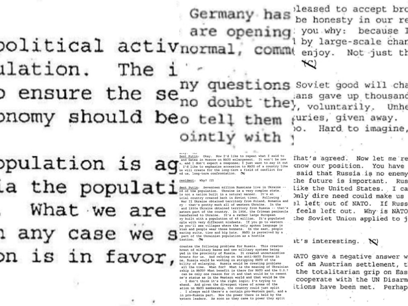 Објавени транскрипти од разговори меѓу Путин и Буш за Украина и НАТО од 2001, 2005 и 2008 година