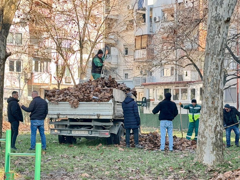 ФОТО: Акција за одржување на зеленилото во Чаир