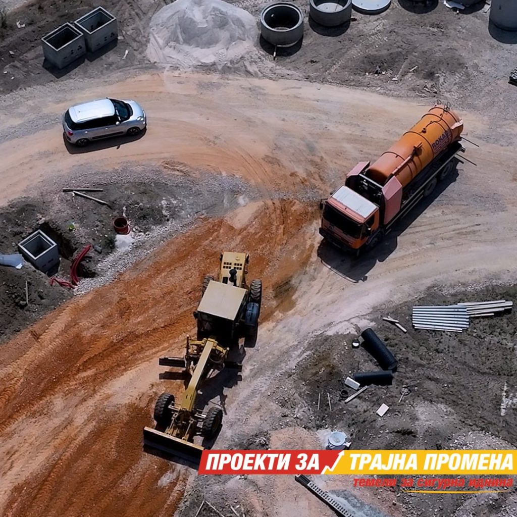 МИЦКОСКИ: Проектот од 210 милиони денари во индустриската зона во Куманово ќе привлече нови инвестиции и раст на економијата