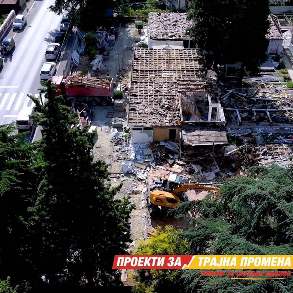 МИЦКОСКИ: Владата инвестира 108 милиони денари за темелна реконструкција на градинката Мајски Цвет во Општина Карпош