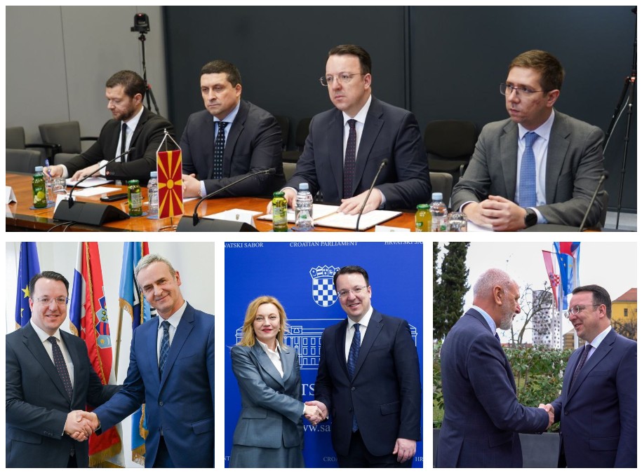 НИКОЛОСКИ: Силна подршка од Хрватска за Македонија за патот кон ЕУ и интнезивирање на нашите политички и економски односи