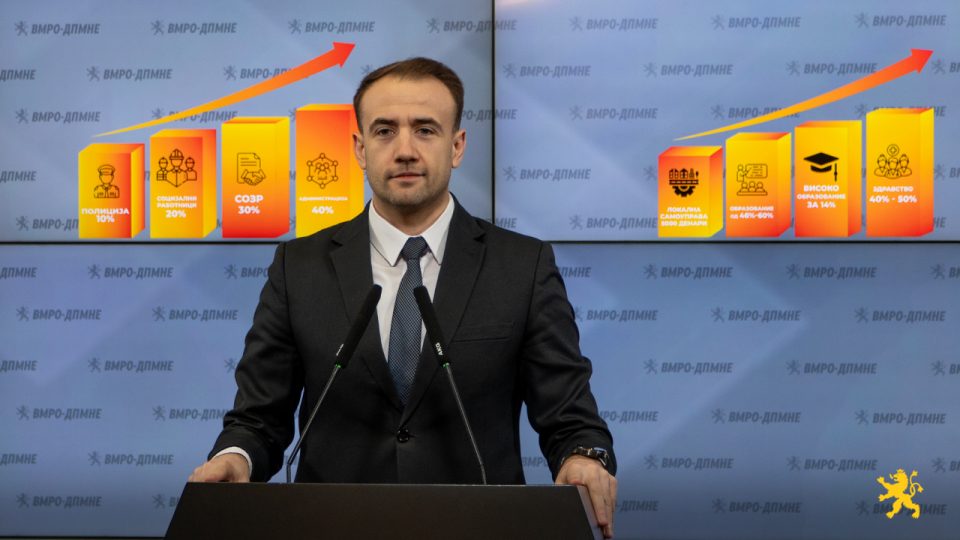 СТОЈАНОСКИ: Две години власт со конкретни резултати за јавниот сектор, продолжуваме со раст на платите и со стабилна економија