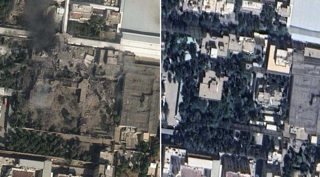 (ФОТО) Палатата на Хамнеи е целосно уништена во нападите