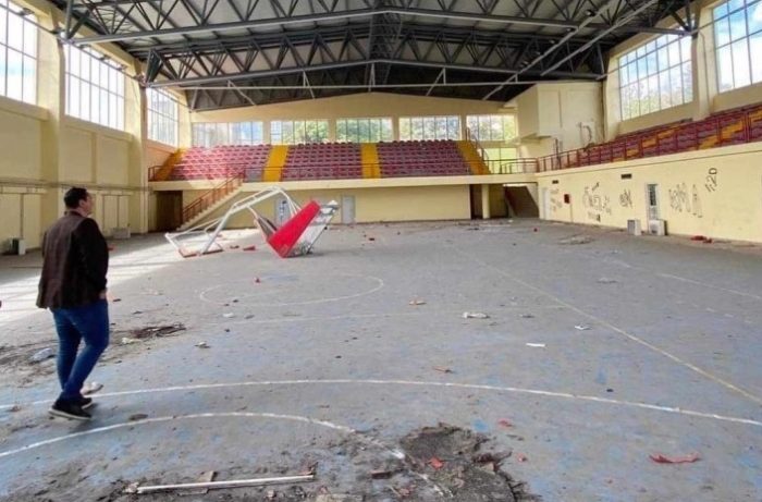 МИНИСТЕРСТВО ЗА СПОРТ: Реконструкција на спортската сала во комплексот на Универзитетот „Св. Кирил и Методиј“ во Скопје