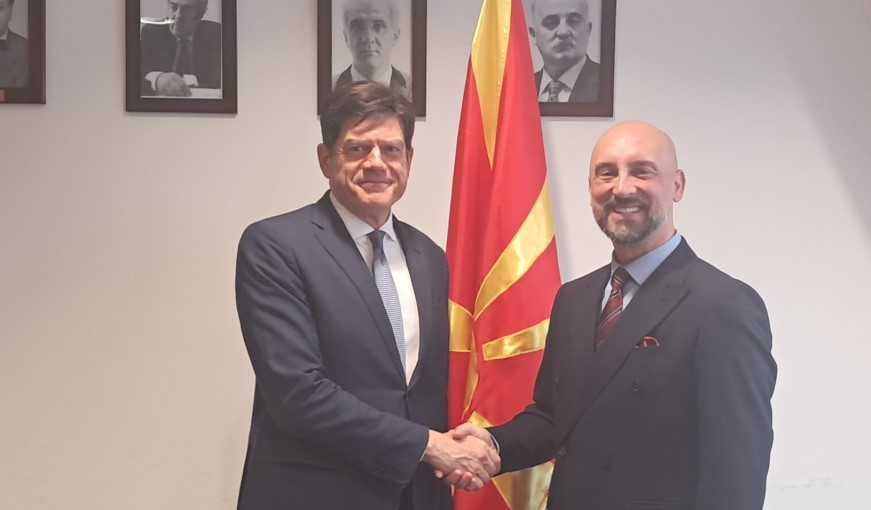 Савески оствари средба со амбасадорот на ЕУ во Македонија