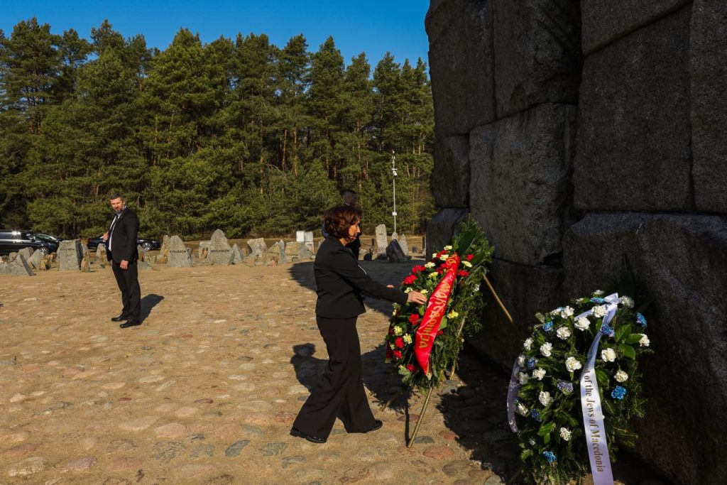 СИЉАНОВСКА ОД ТРЕБЛИНКА: Нема да дозволиме да се избрише болната меморија за Холокаустот и за нашите македонски Евреи