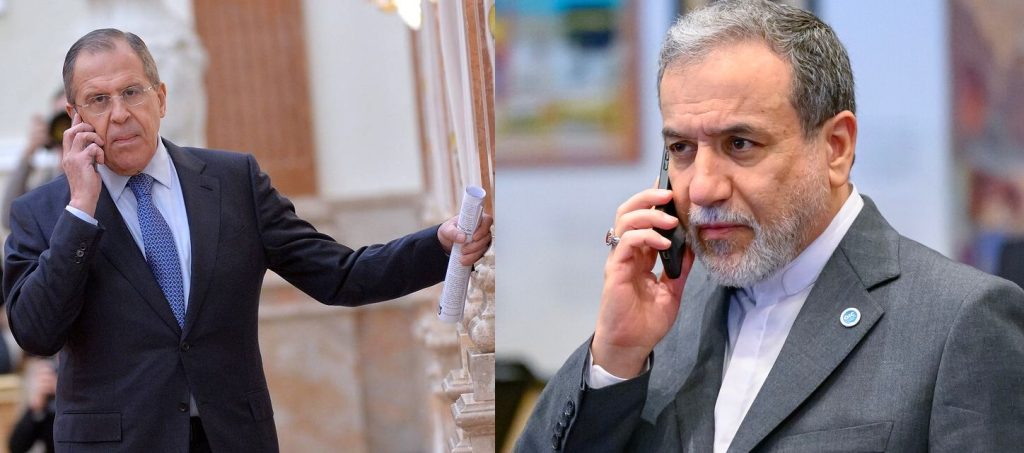 Лавров и Арагчи телефонски разговараа за ситуацијата на Блискиот Исток и безбедноста на пловидбата низ Ормуската Теснина