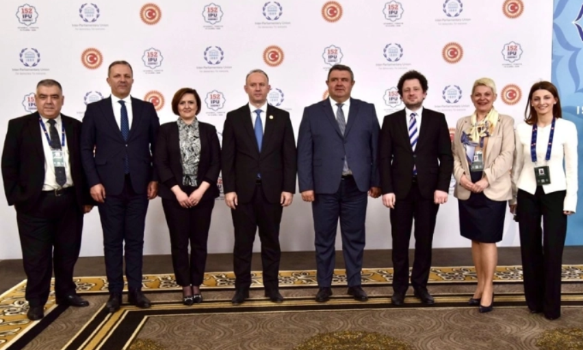 Делегација на Собранието учествува на 152. Собрание на Интерпарламентарната унија во Истанбул