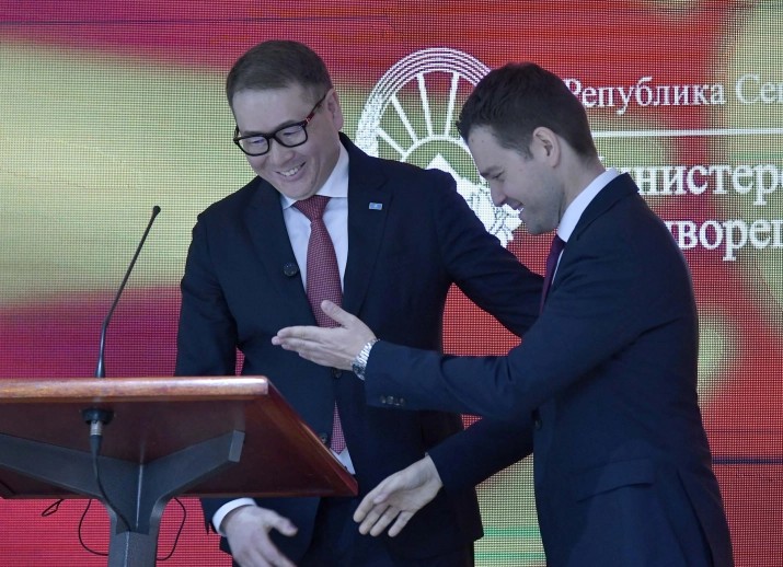 МУЦУНСКИ СО ШАКАЛИЕВ: Ќе се засилува економската соработка, Казахстан ја гледа Македонија како клучна алка за пазарите во Европа