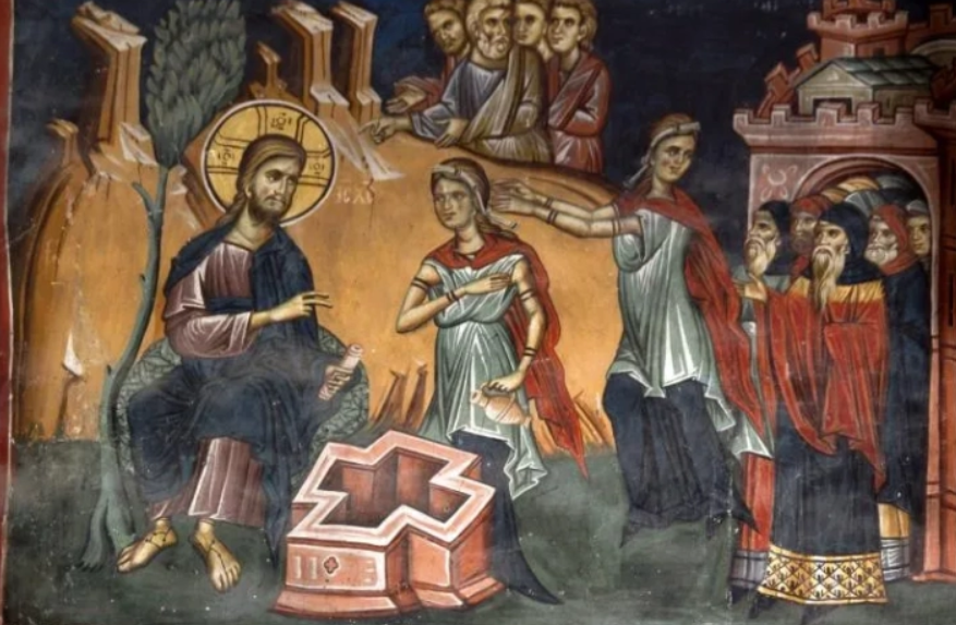 Како безимената самарјанка, која му даде на Исус да пие вода, го доби името Фотина, односно светлина