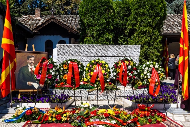 ВО ЦРКВАТА СВ. СПАС ВО СКОПЈЕ: Панихида за 123 години од смртта на Гоце Дечев, македонскиот револуционер и борец за слобода