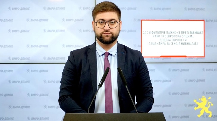 МАНАСИЕВСКИ: Венко Филипче и СДС со самолеплива етикета проевропска опција и со најдобри другари проруски бизнисмени