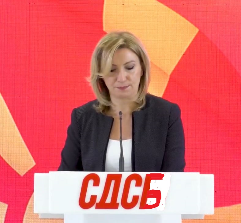 И БОГДАНКА УДРИ ПО ТВ АЛФА: Екс новинарката Кузеска, сега како спикерка на СДС, мава по своите колеги со прикаски од Филипче и Шврчко