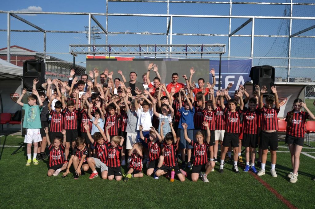 Во Скопје стартуваше првиот официјален младински камп на „AC Milan“