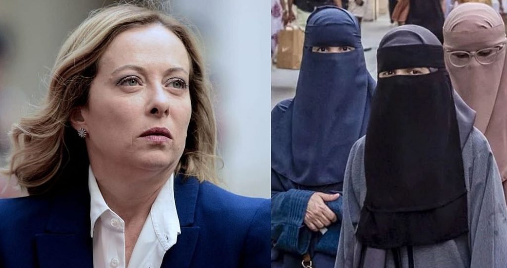 ЗАБРАНА ЗА БУРКА И НИКАБ: Стапува на сила декретот од Мелони за забрана на исламските превези во училиштата во Италија